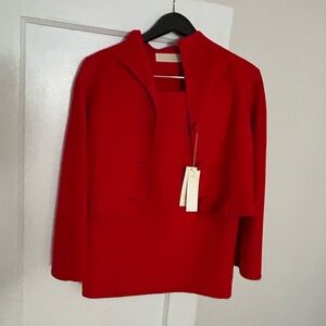 Elegant Valentino wool blend skirt suit